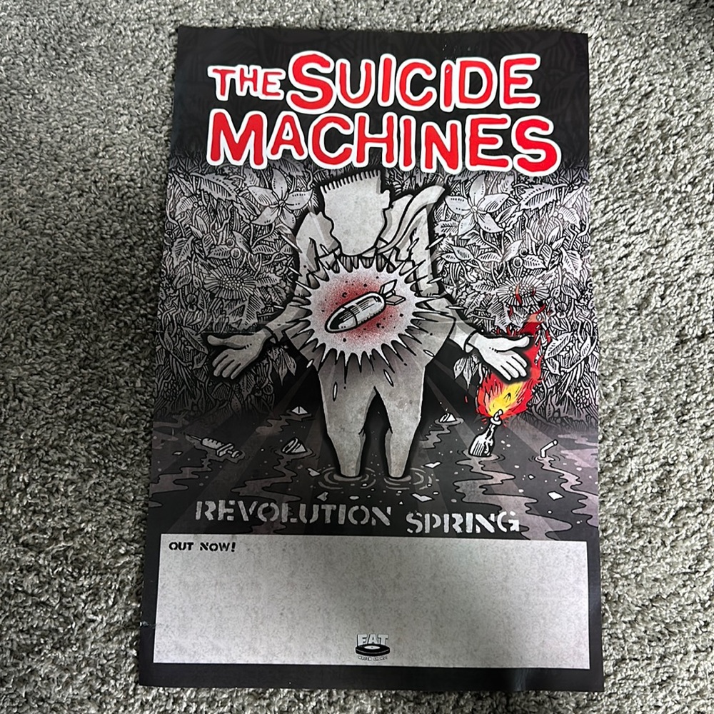 Suicide Machines Poster Revolution Spring Fat Wreck Chords